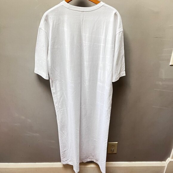 The Group Babaton White Cotton T-Shirt Dress With Pocket‎ Detail Size M - Picture 7 of 7